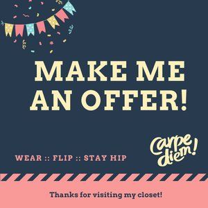 Reasonable Offers Considered